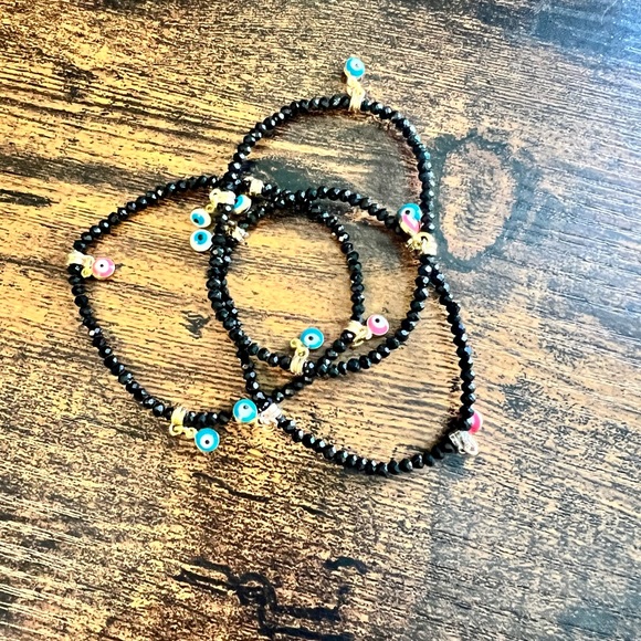 Evil Eye beaded bracelet. - Picture 4 of 4